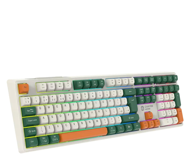 CANYON Klawiatura gamingowa Shadder GKW-11 Mech RGB Bezprzewodowa - 1348466 - zdjęcie 4